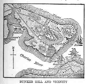 Map of Bunker Hill and Vicinity