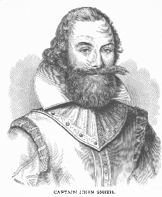 BW image of Captain John Smith