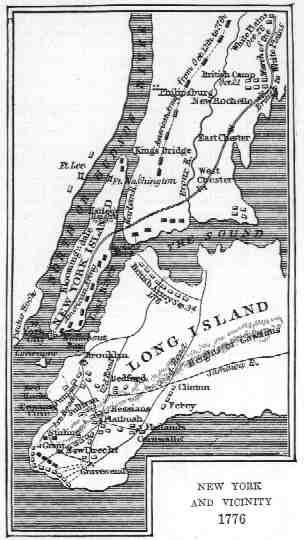 Map of New York and Vicinity